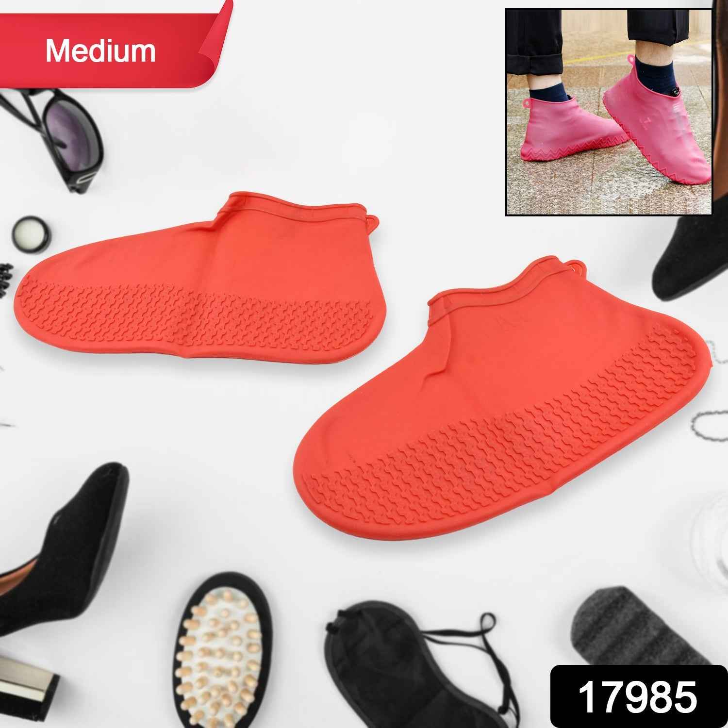 Non-slip Silicone Waterproof Shoe Cover Ð Durable Rain Protection