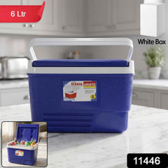 Portable 6L Ice Cooler Box Ð Keeps Drinks Chilled Outdoors