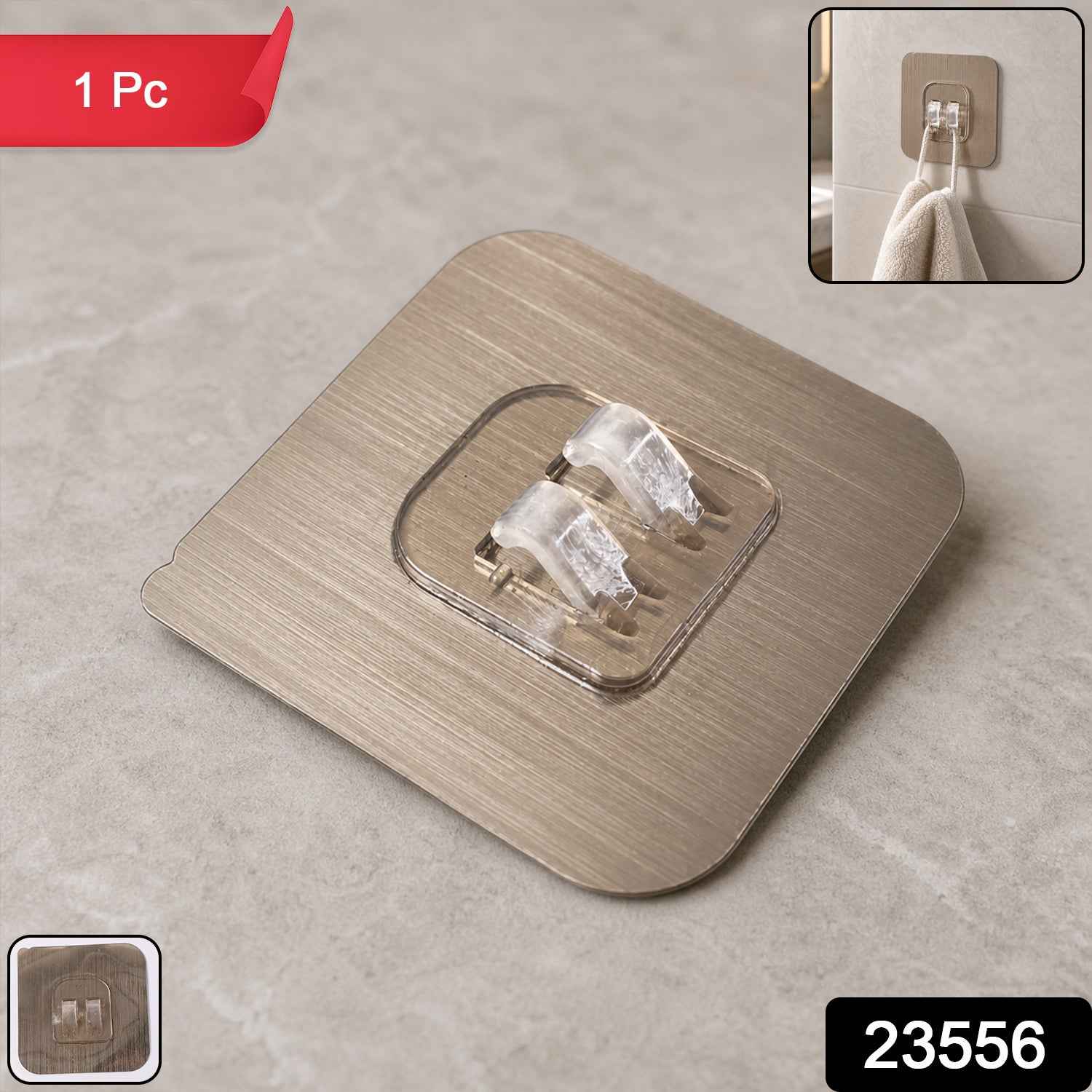 Adhesive Plastic Wall Hook Ð Strong Hold & Easy Installation