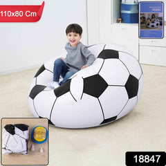 Inflatable Soccer Ball Lounge Chair – Fun & Comfortable for Kids