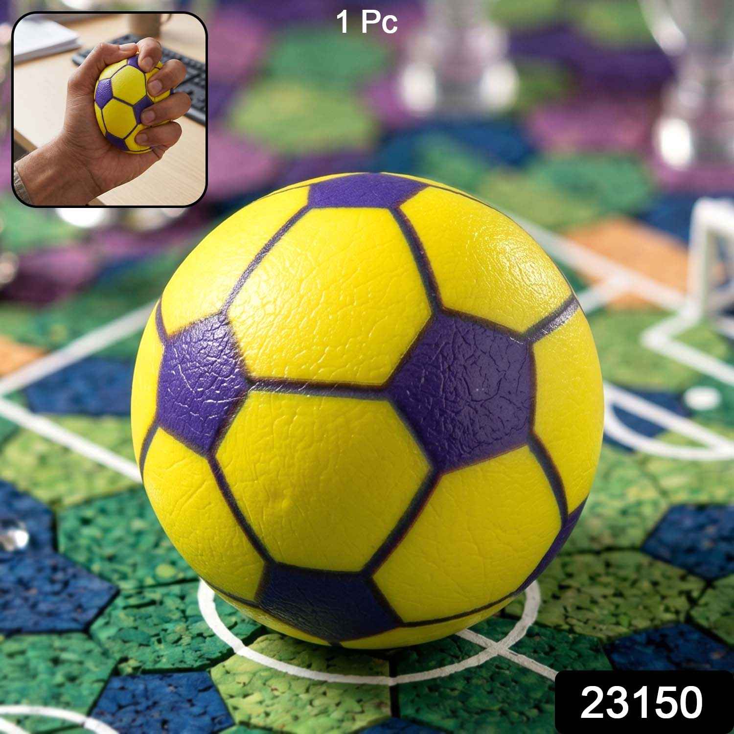 Mini Rubber Football Stress Ball Ð Compact Stress Relief Toy