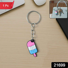 Ice Cream Popsicle Keychain – Cute Colorful Cartoon Accessory