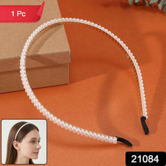 Premium Pearl Embellished Hairband Ð Elegant & Comfortable Fit