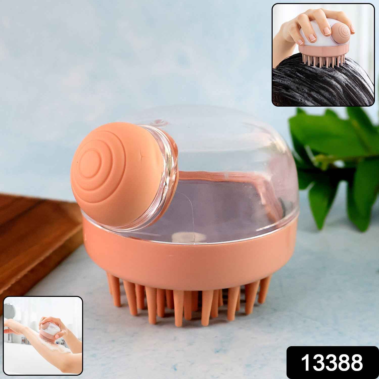 Head Scalp Massager – Soft Silicone Brush for Hair Growth