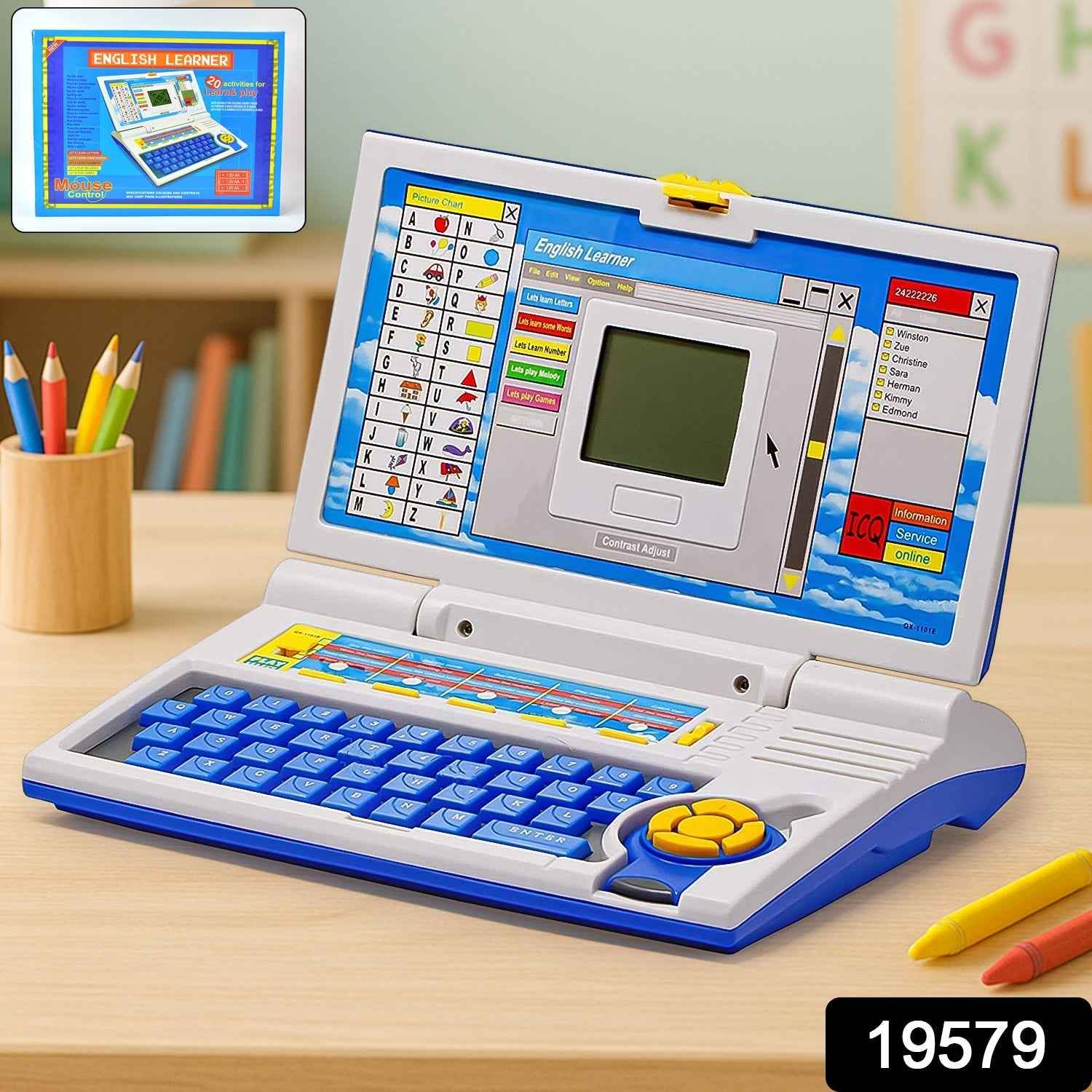 English Learner Laptop Toy – 20 Interactive Learning Activities
