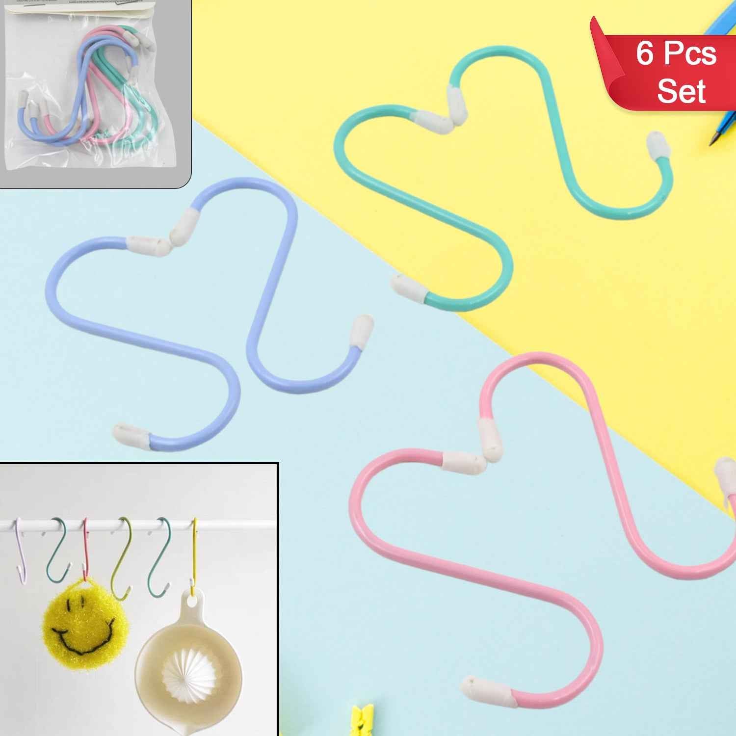 S Hooks Metal – Heavy Duty Hanging Hooks (6 Pcs) | VoltDesk