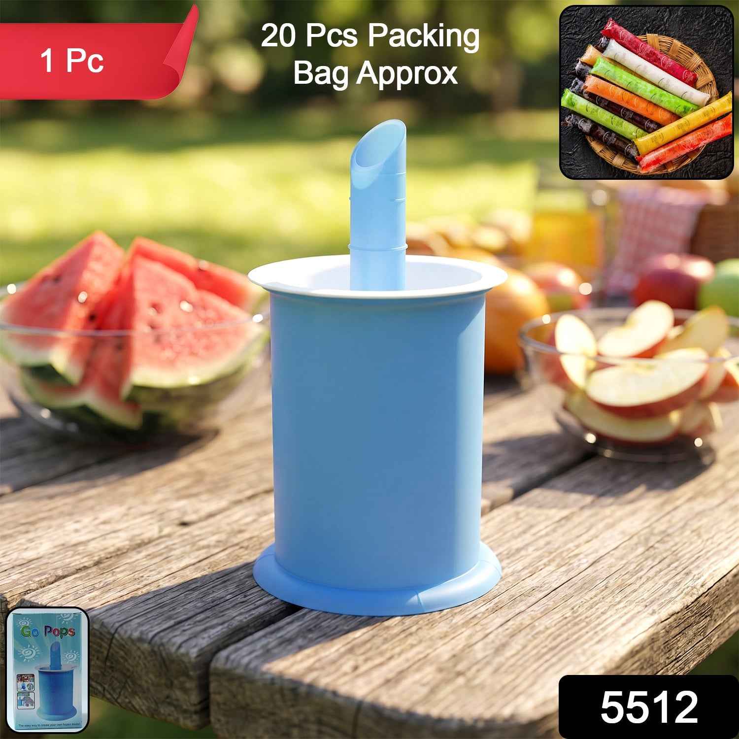 Ice Cream Mold Kit – 20 Reusable Silicone Popsicle Maker | Bake & Dwell