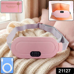 Electric Heating Belt for Waist Pain Relief – Rechargeable & Adjustable