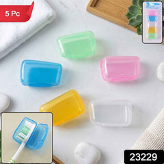 Toothbrush Head Cover Caps, Anti Dust Travel Brush Protector (5 Pcs)