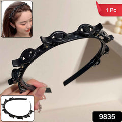Adjustable Clip-On Hair Styling Headband – Flexible Non-Slip Grip