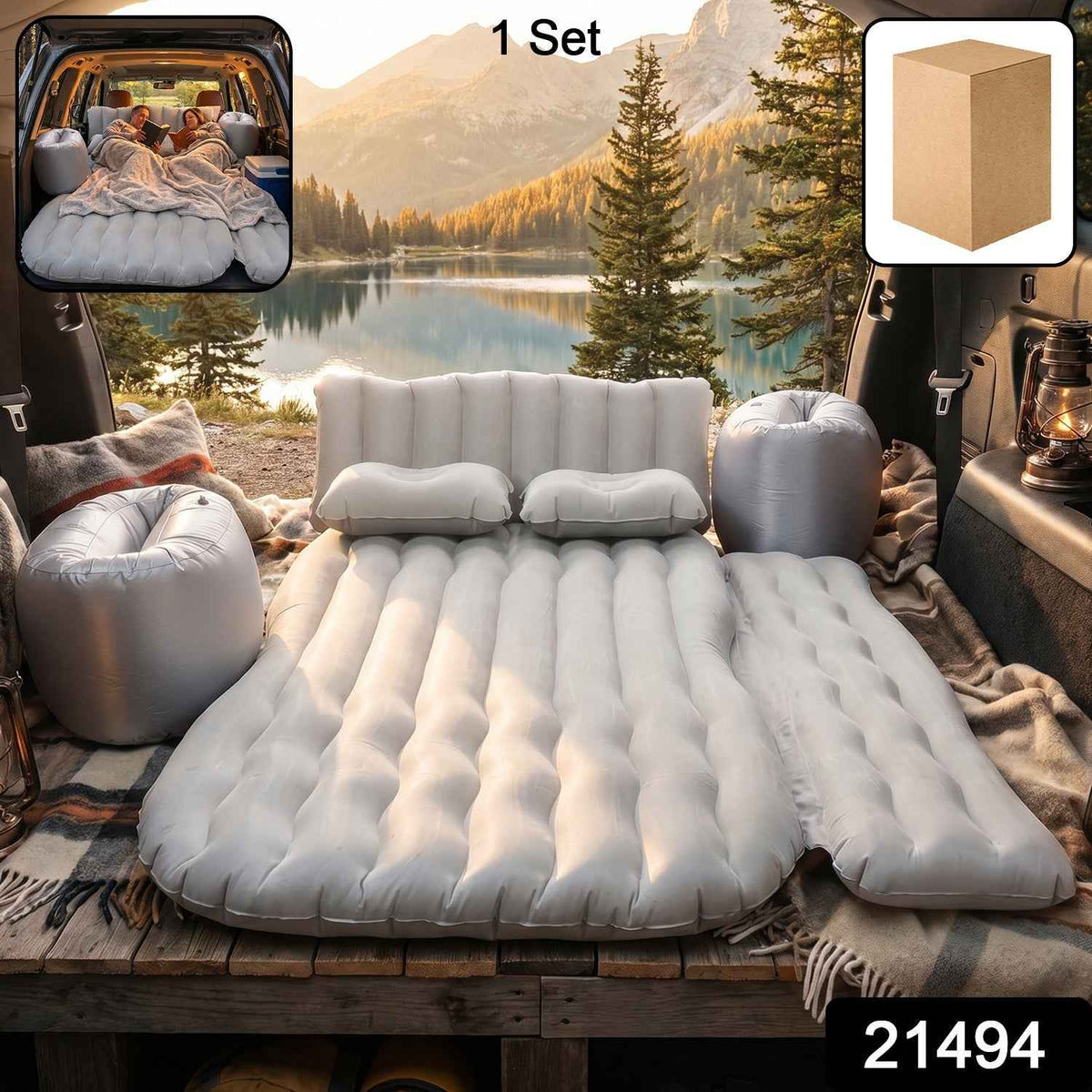 Portable Car Air Mattress Ð Easy Inflate & Travel Comfortable