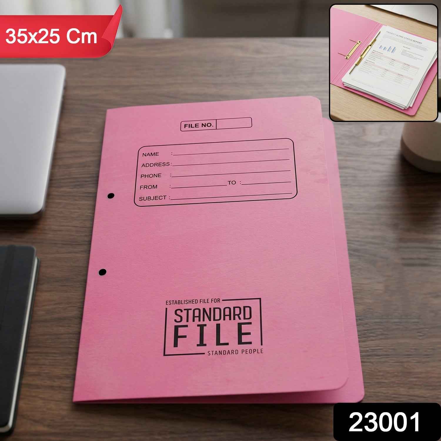 Premium Spring File Folder – Heavy Duty A4 Document Organizer