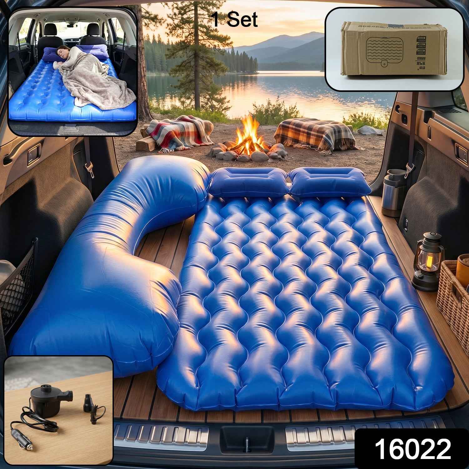 Car Air Mattress Bed Set Ð Portable Comfort for Travel & Camping