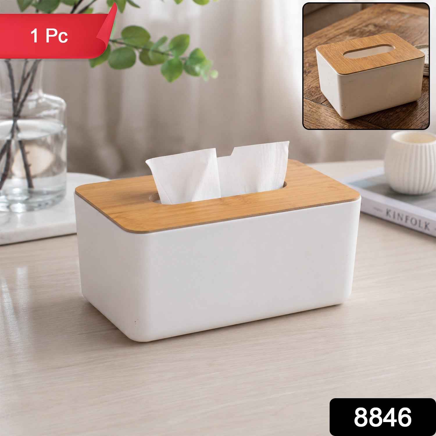 Bamboo Tissue Box – Eco-Friendly Paper Dispenser | Papezo