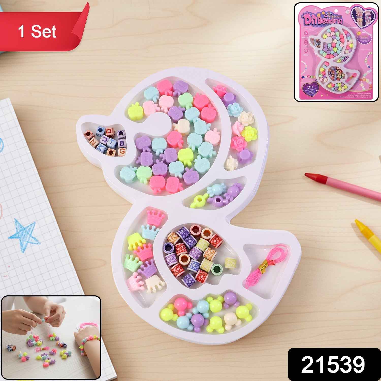 Kids Beading & Jewelry Making Kit – Creative Craft Set for Children