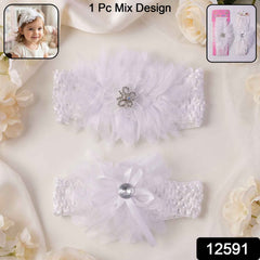 Soft Elastic Baby Hair Headband Ð Stylish Floral Lace Design