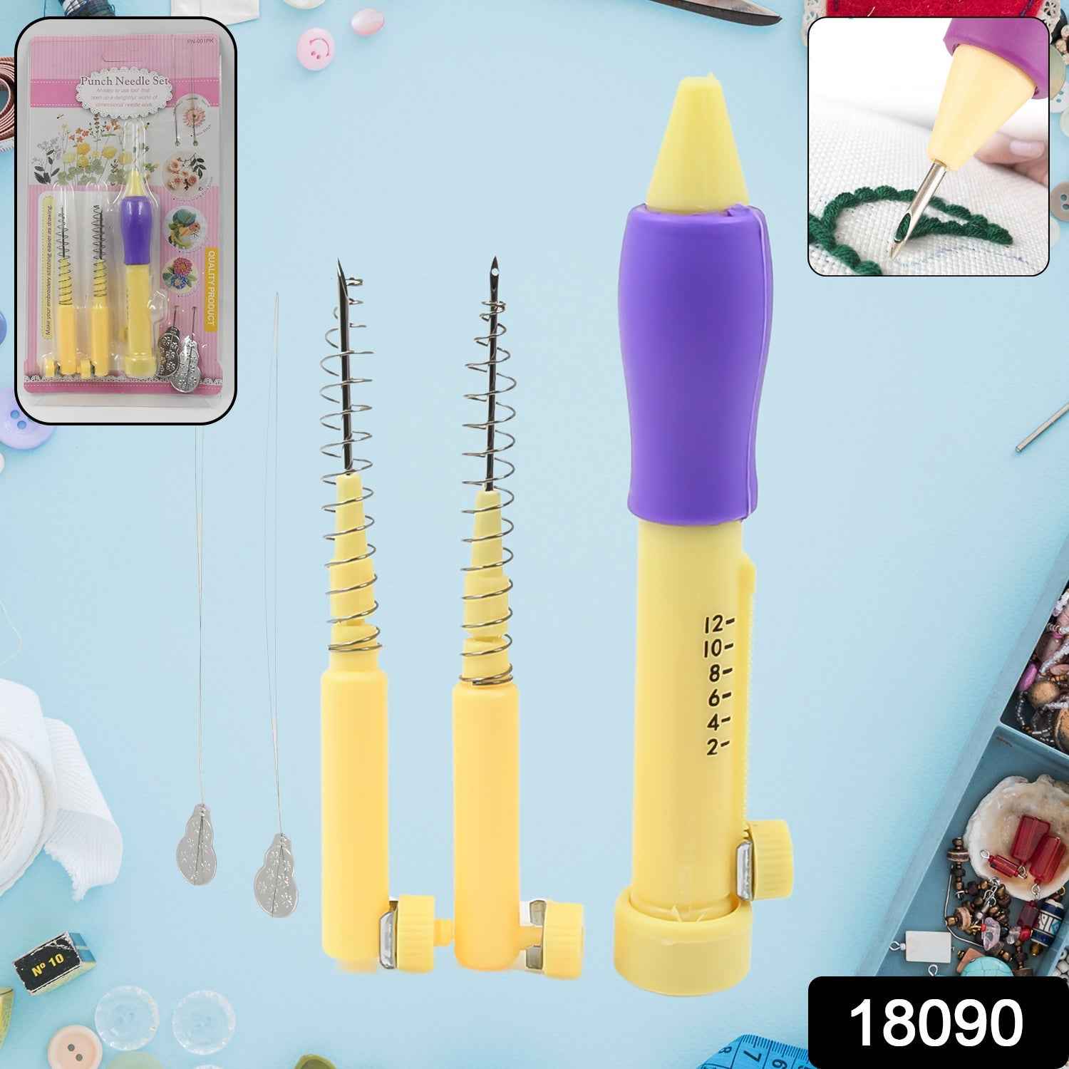 Punch Needle Set – DIY Embroidery Craft Kit for Beginners | Craftily
