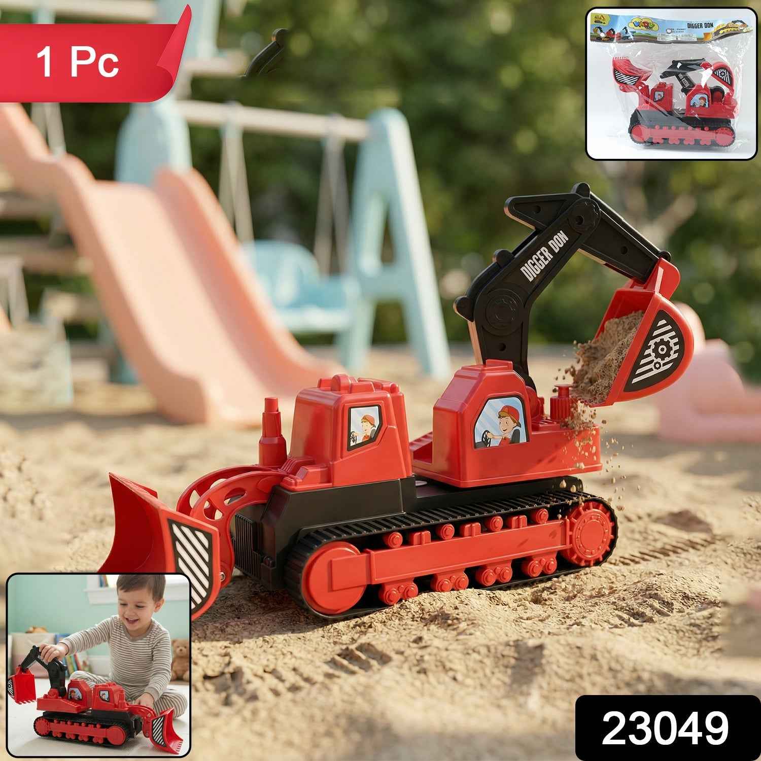 Digger Don Construction Track Toy – Realistic & Durable Kids Vehicle
