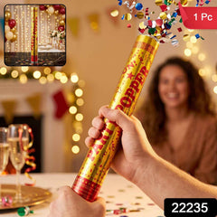 Golden Party Popper Confetti Cannon Shooter for Birthday and Celebr...