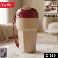 Plastic Sipmate Sipper Bottle 500 ml – Leak-Resistant Flip-Top Lid