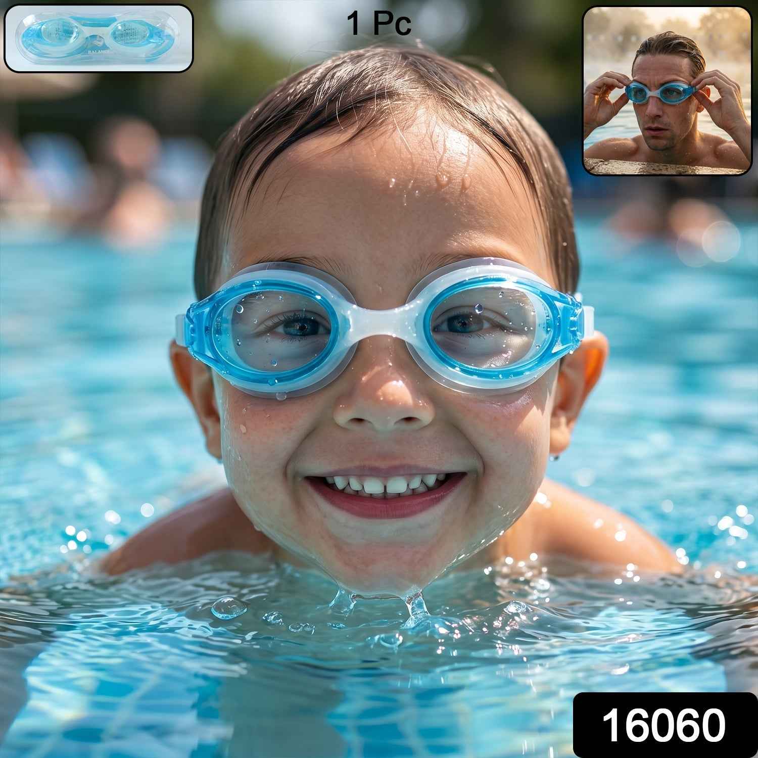 Children Swimming Goggles Ð Clear Vision & Leak Proof Fit