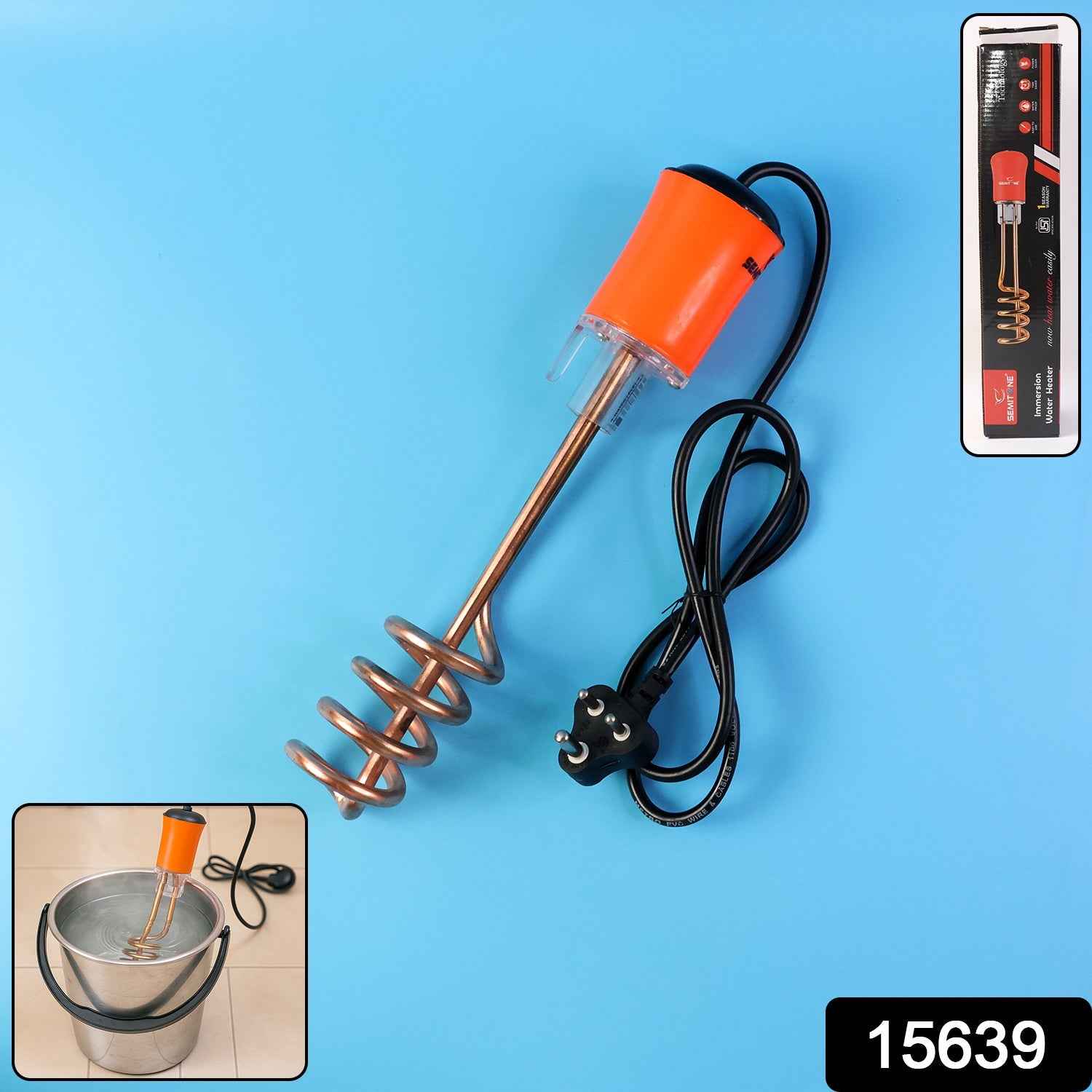Immersion Water Heater Rod – Quick Heating Copper Element