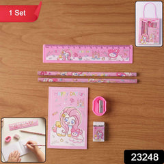 Cartoon Stationery Gift Set Ð Complete Kids School Supplies with Unicorn Design