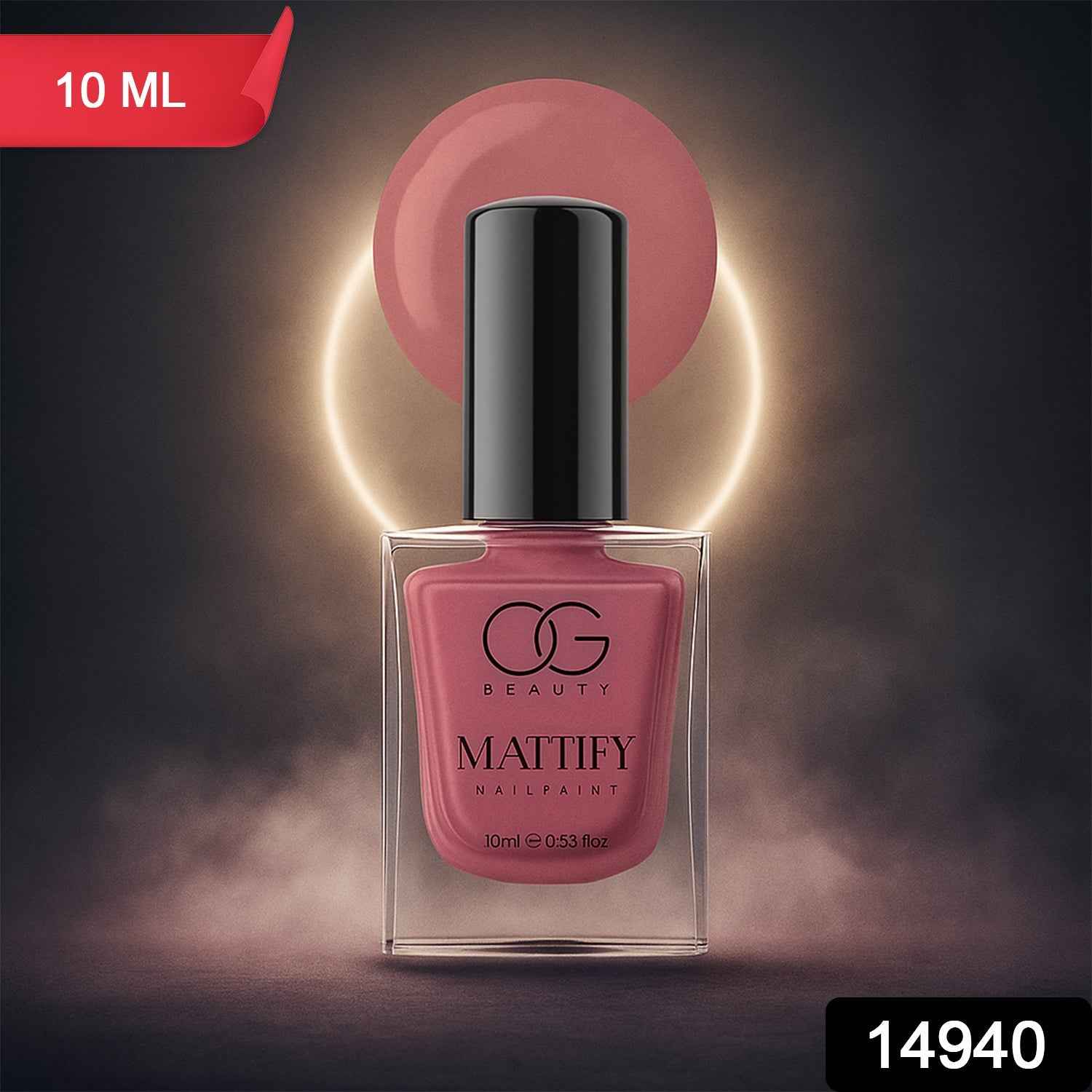 Mattify Pink Nail Paint – Quick-Dry Matte Finish 10 ML