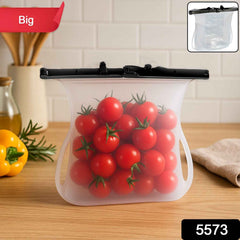Reusable Silicone Food Storage Bag – Leakproof Flat Bottom | Tidy Table
