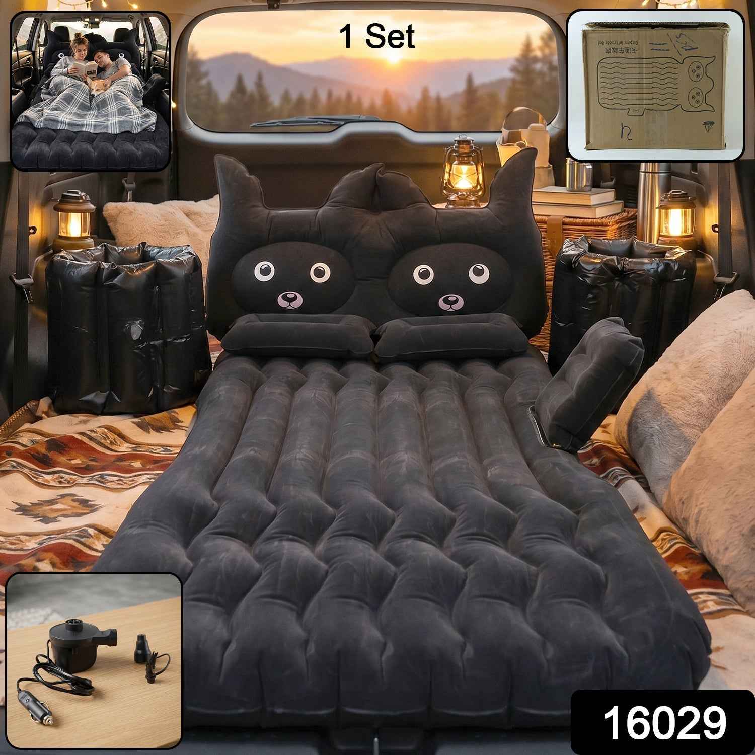 Car Air Mattress Set Ð Comfortable Travel Bed with Easy Inflation