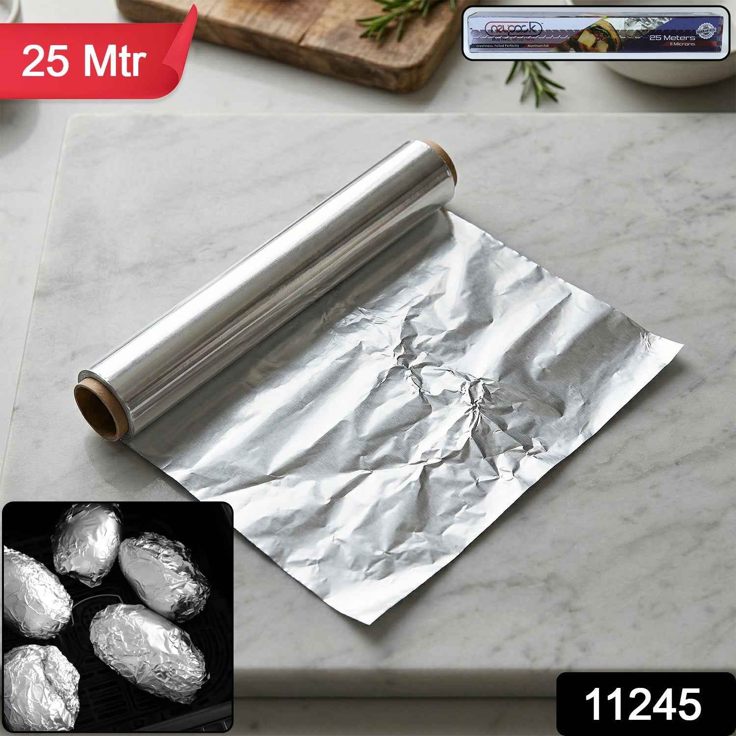 Aluminium Foil Roll – Heavy Duty Food Wrapping & Cooking