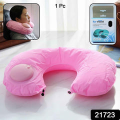 Inflatable Travel Neck Pillow – Ergonomic Adjustable Comfort
