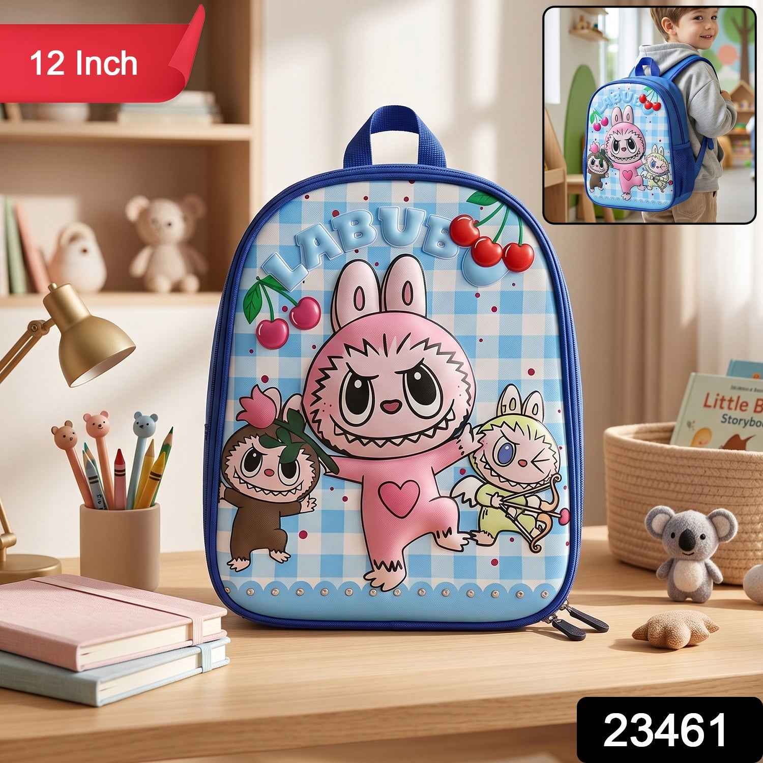 Kids Cartoon Backpack Ð Lightweight & Spacious for Small Kids