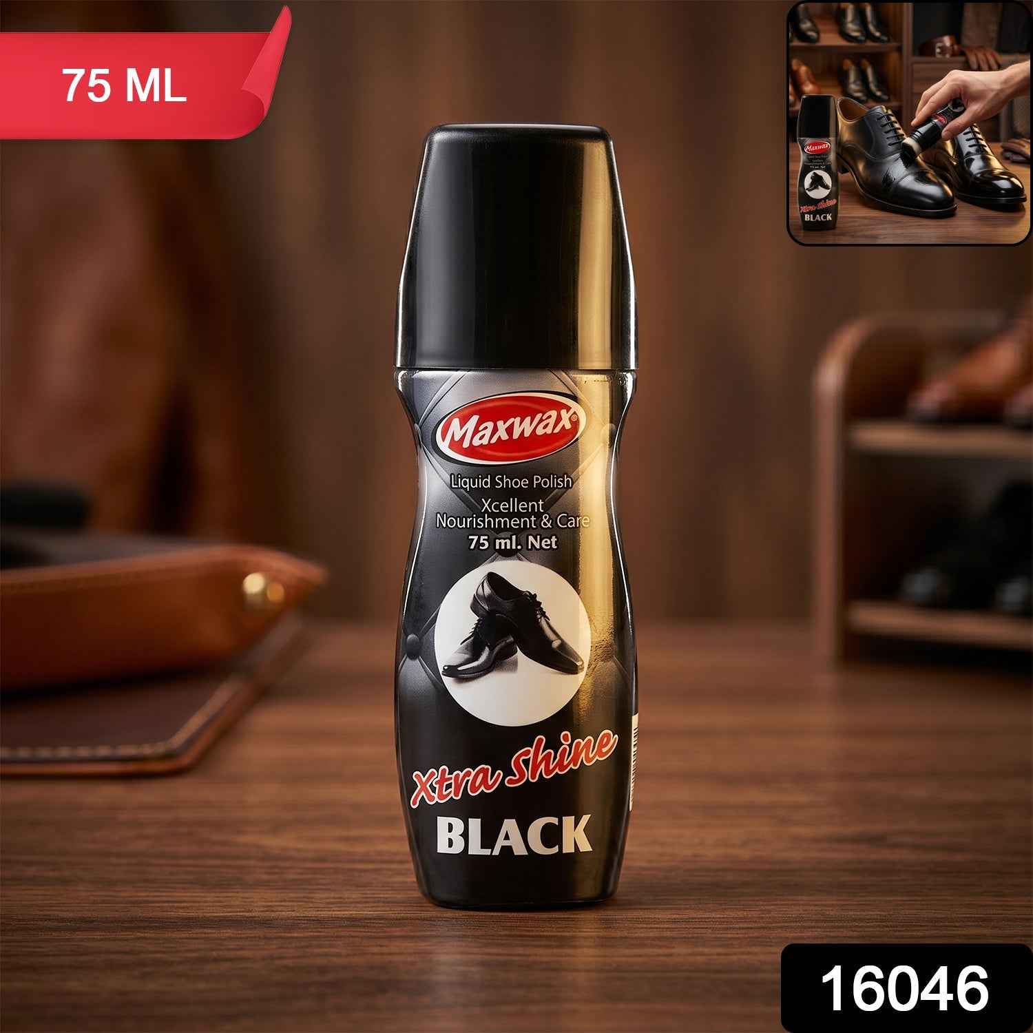 Liquid Shoe Polish Ð Easy Application & Instant Shine for Leather Shoes