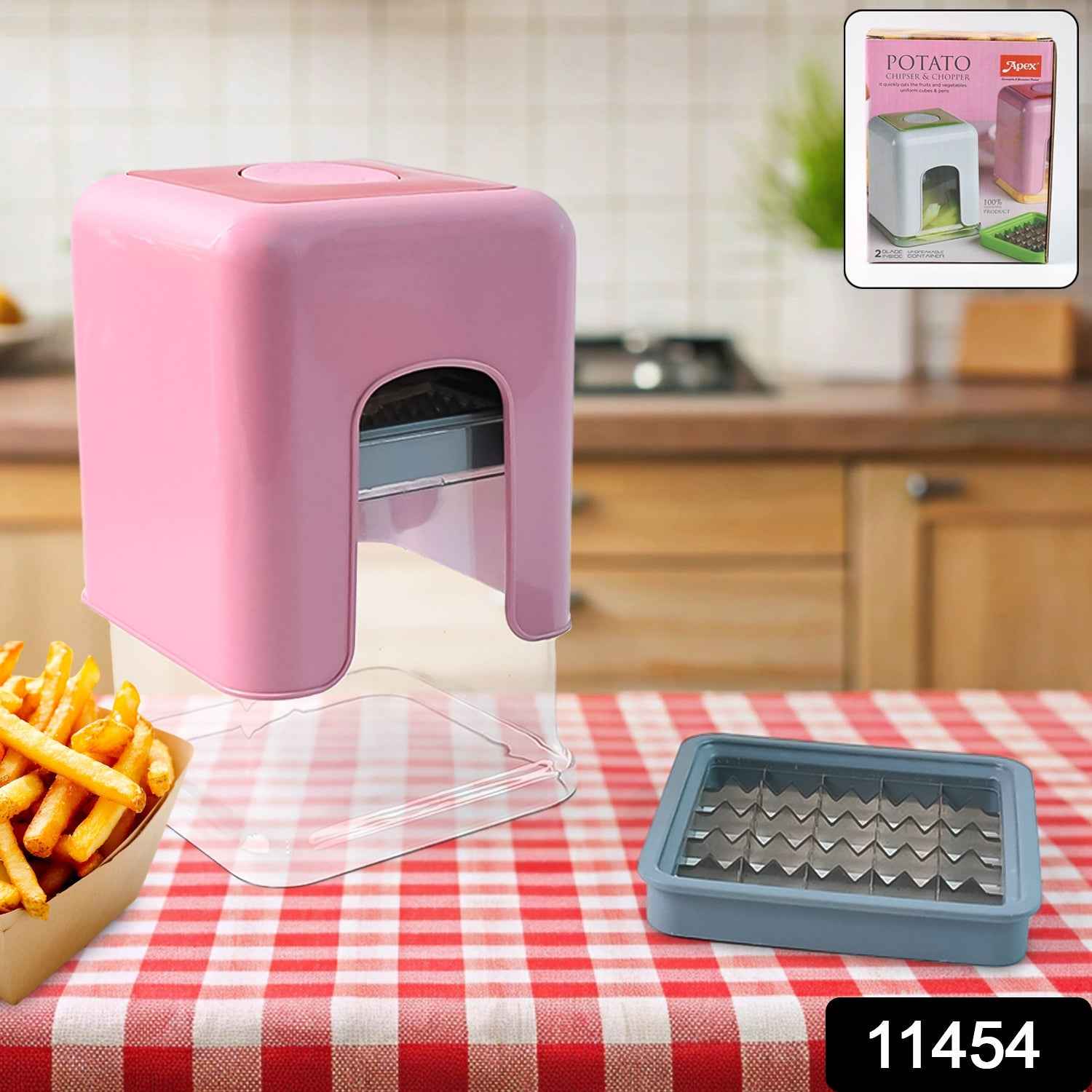 Potato Chipser – Heavy Duty Dual Blade Vegetable Chopper