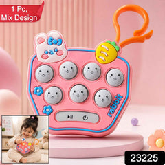 Cute Cartoon Music Push Button Toy Keychain Ð Light & Portable Fun