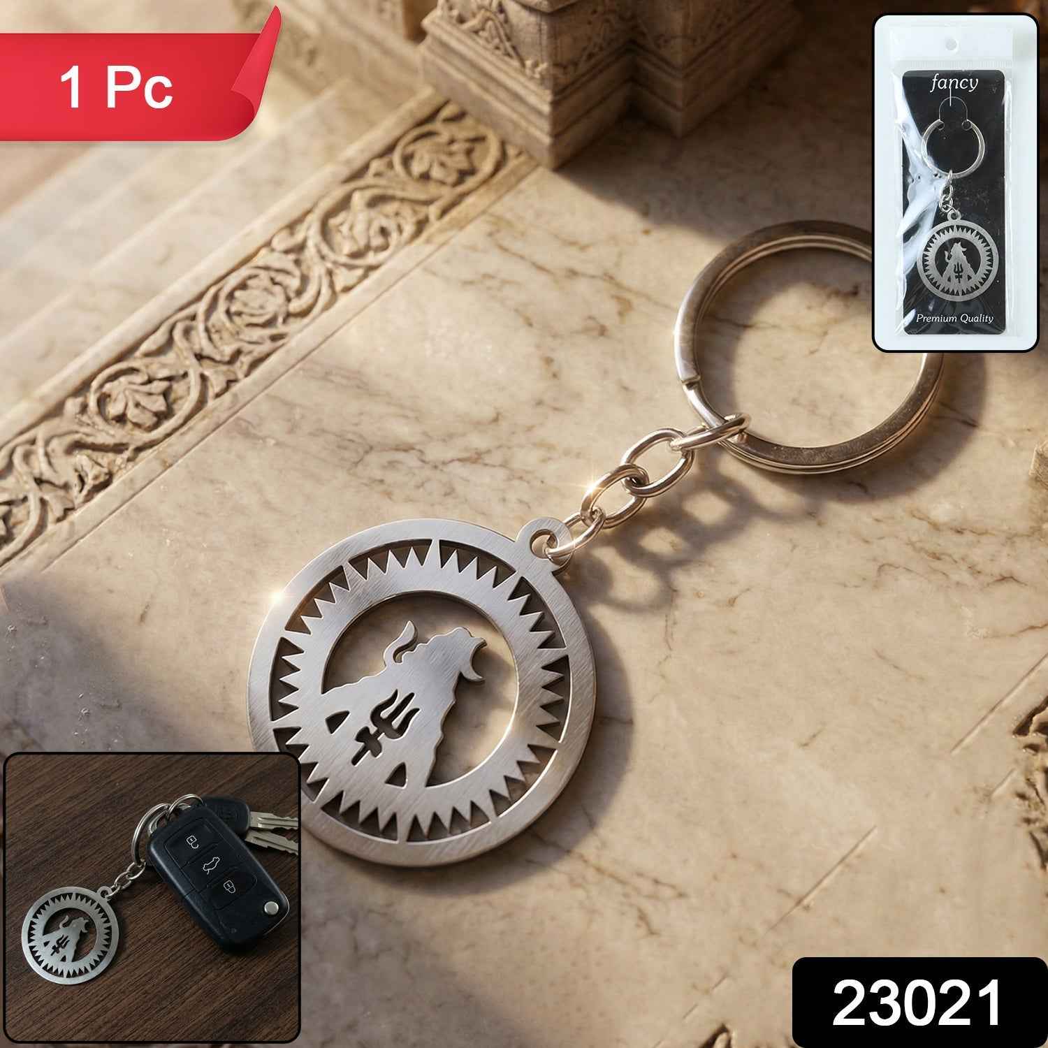 Mahakal Keychain – Durable Spiritual Accessory for Daily Use