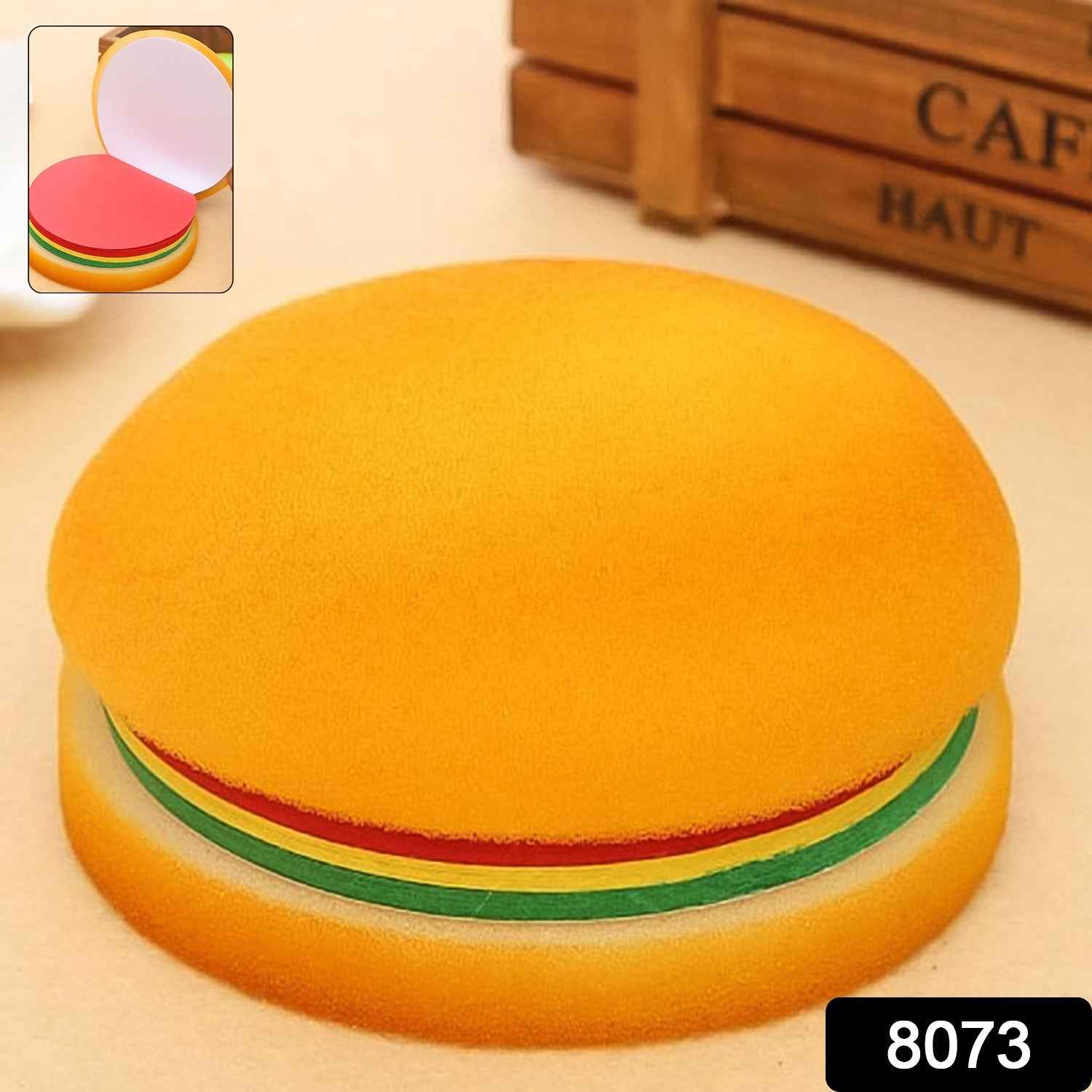 Burger Shaped Sticky Notes – Multicolor Unique Memo Pads | Foloria
