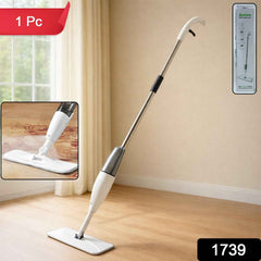 Multipurpose Spray Flat Mop – Easy Handle & Reusable Microfiber Pad