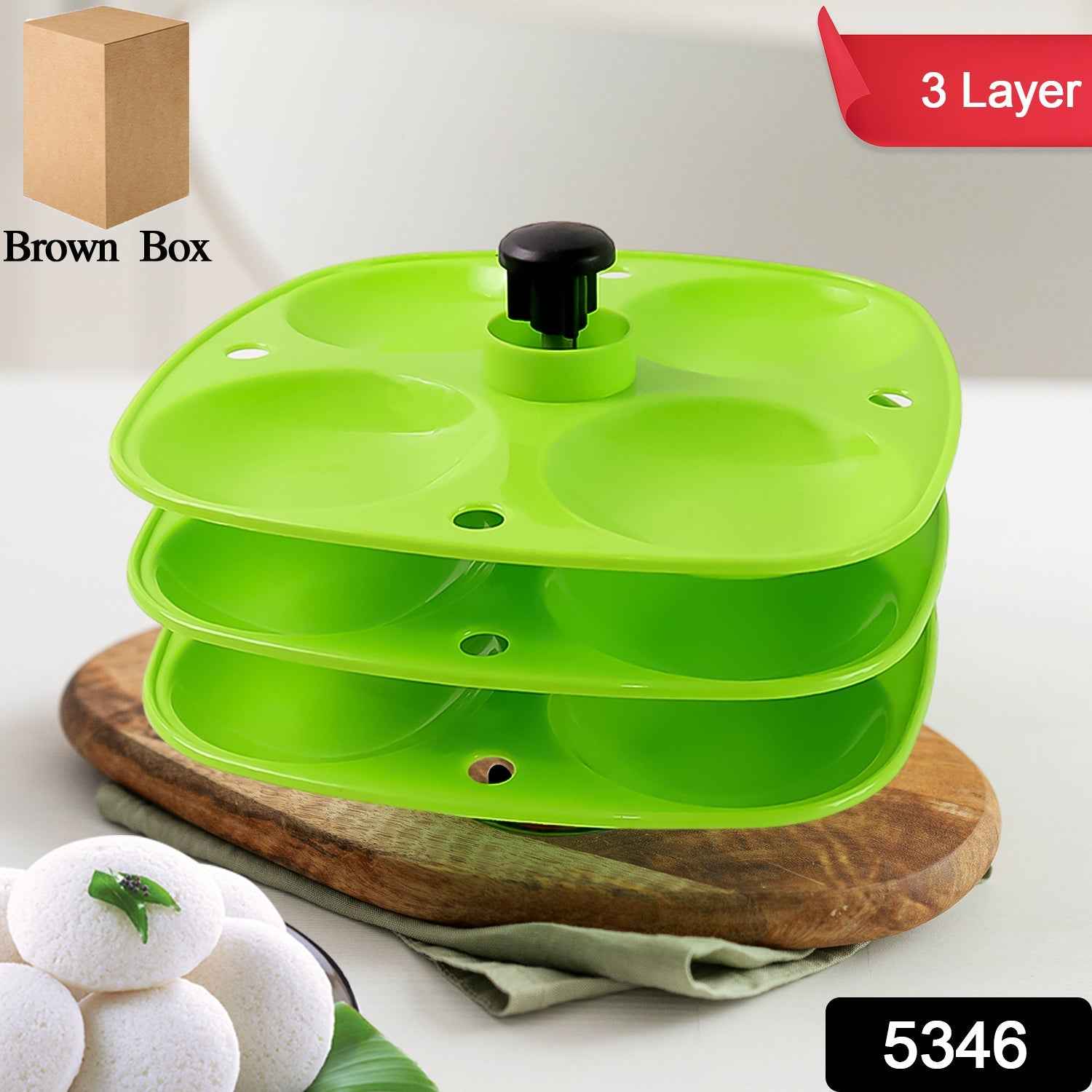3 Layer Idli Stand – Fluffy, Perfect Idlis for Home | storenzo