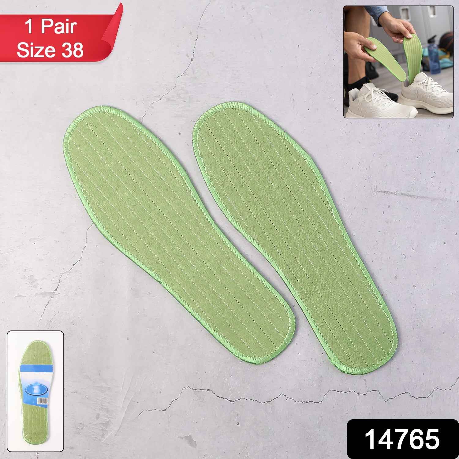 Comfort Shoe Insoles Size 38 – Soft Cushioned Support for Daily Wear