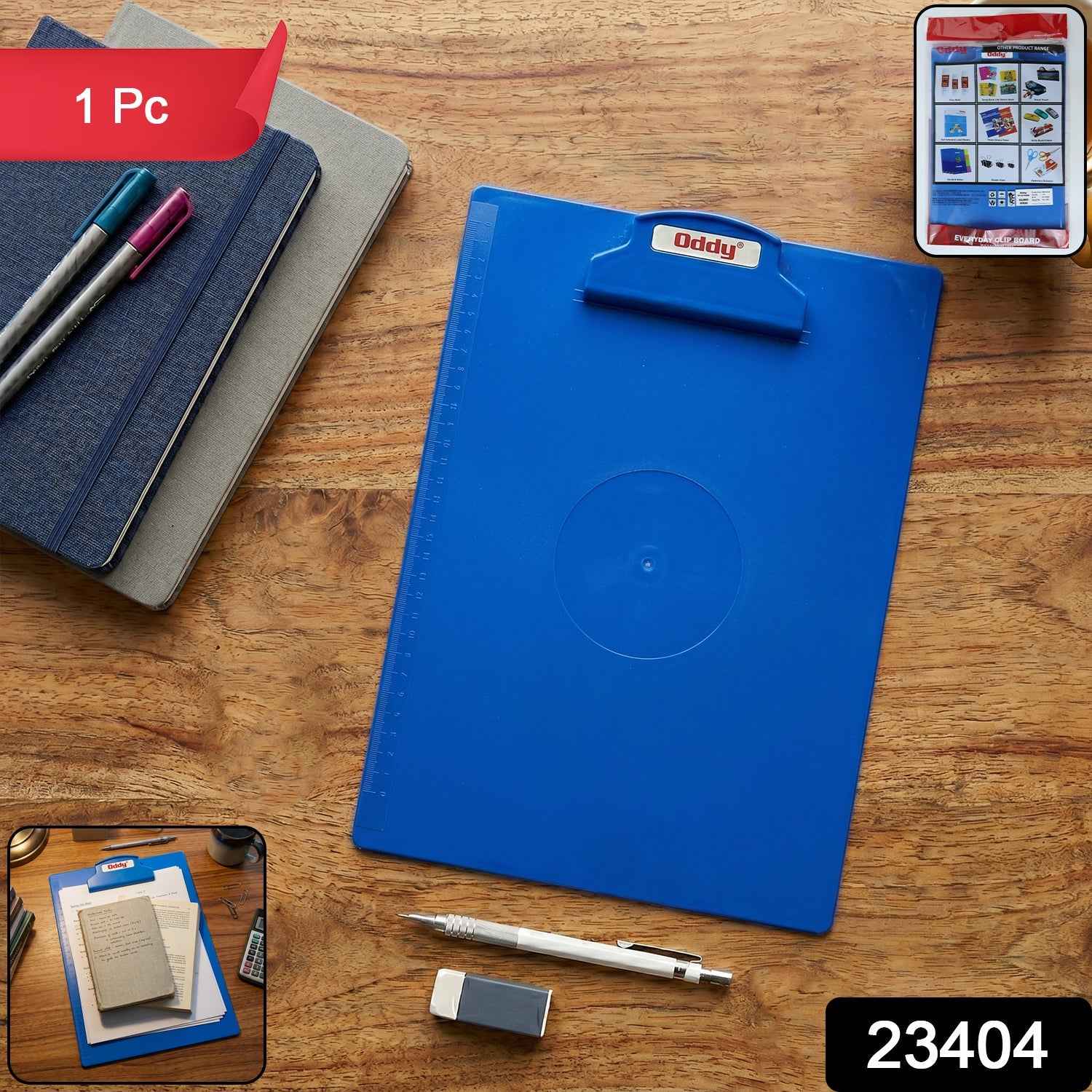 Plastic Clip Board Ð Durable A4 Size with Secure Grip for Writing
