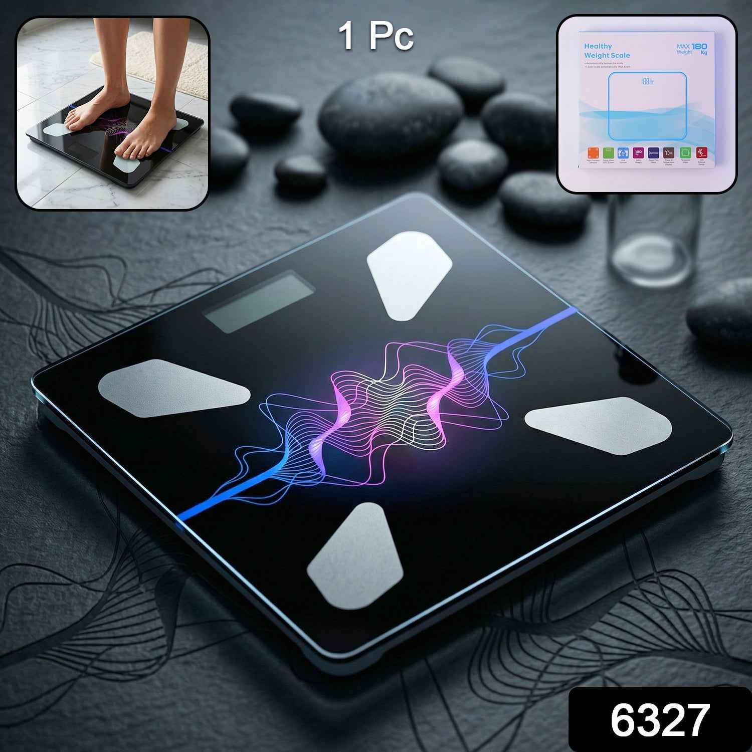Digital Weighing Scale – Accurate Body Weight with LCD | VelvaBloom
