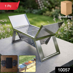 Portable Stainless Steel Grill Ð Compact Outdoor BBQ Solution