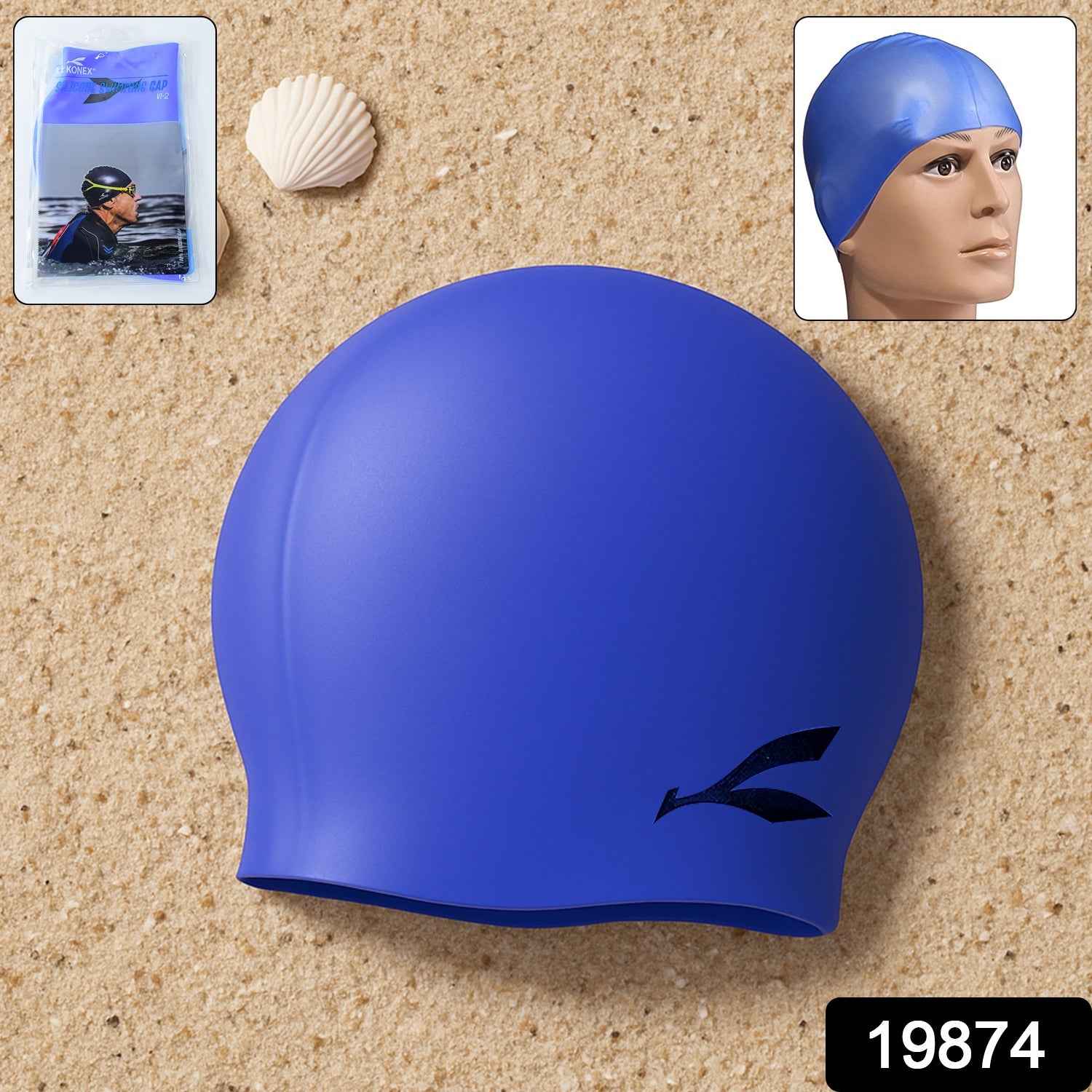 Silicone Swimming Cap – Waterproof, Comfortable, Anti-Slip Fit