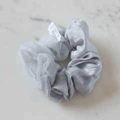 Satin Mesh Hair Scrunchie – Soft, Stretchable & Stylish