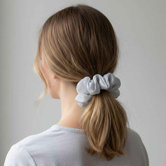Satin Mesh Hair Scrunchie – Soft, Stretchable & Stylish