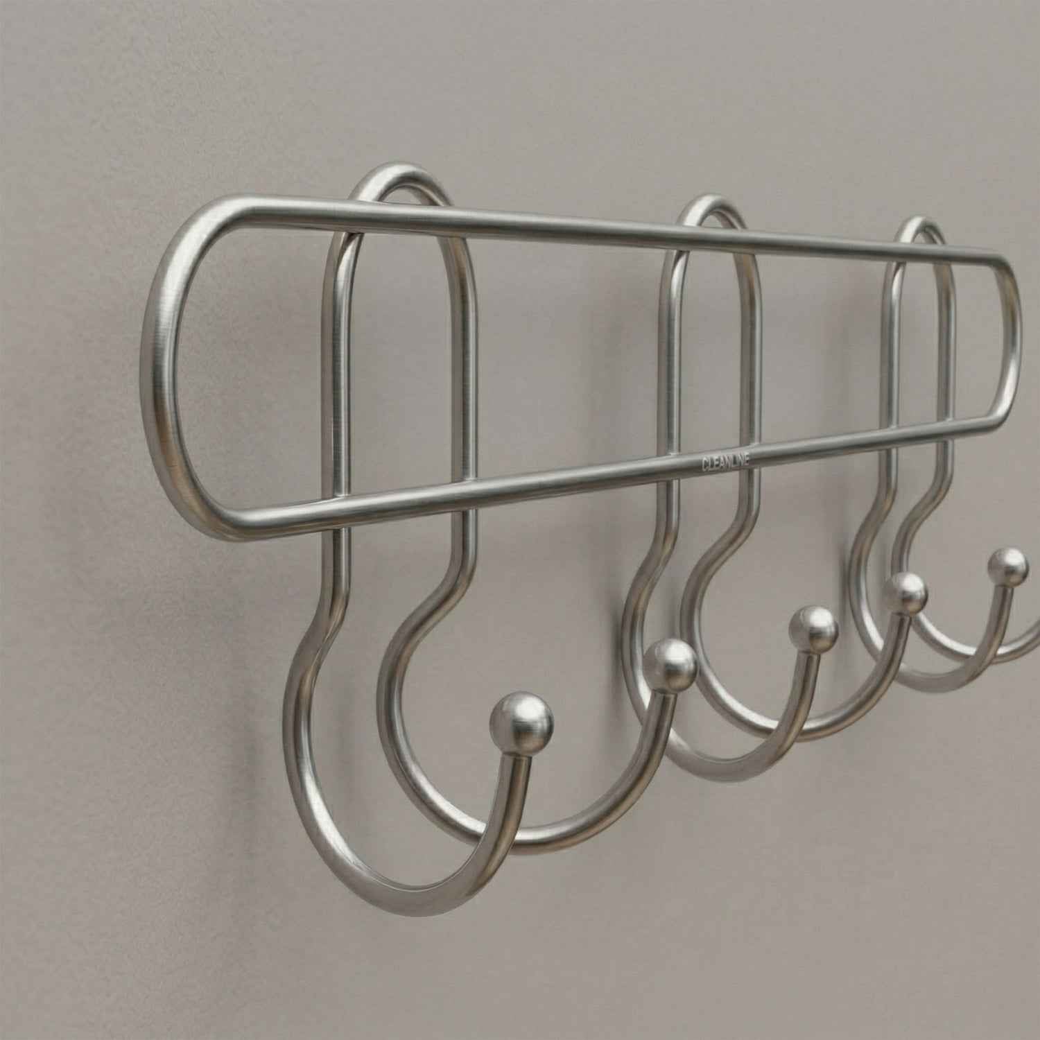 Wall Mounted Metal Hook Rack – Sleek & Heavy Duty Organizer