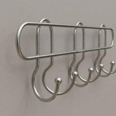 Wall Mounted Metal Hook Rack – Sleek & Heavy Duty Organizer
