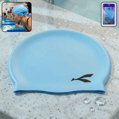 Waterproof Stretchable Silicone Swim Cap Ð Fits All Ages for Swim & Water Sports